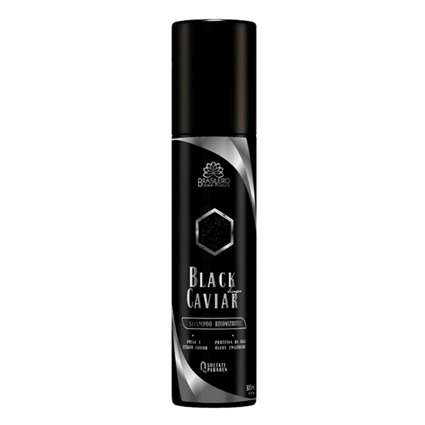 Best Straightening Shampoo | Black Caviar Shampoo for Weak and Brittle Hair - 300 ml