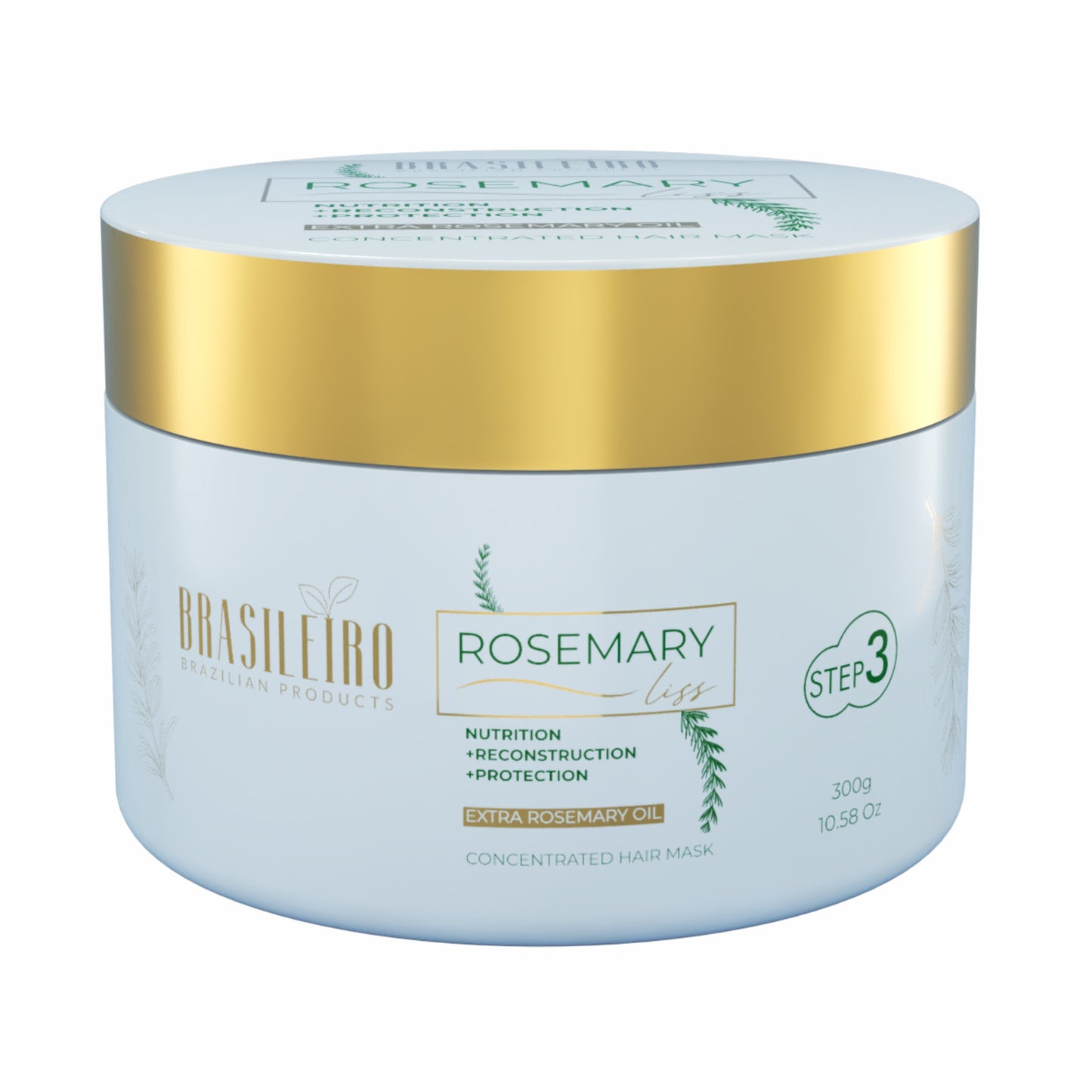 Rosemary Smoothing Hair Mask | Professional Hair Mask for Scalp Health and Hair Growth - 300 ml