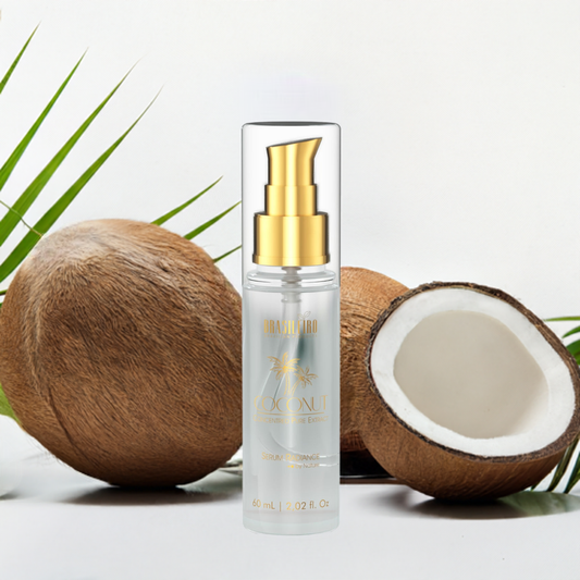 Descubre el mejor sérum capilar para cabello dañado y encrespado: Gold Coconut Serum 60ML 
