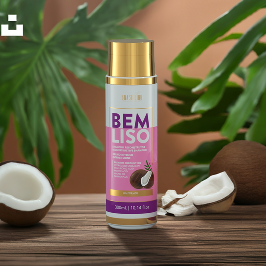 Bem Liso Shampoo 300ML : Best Shampoo for Dry and Damaged Hair